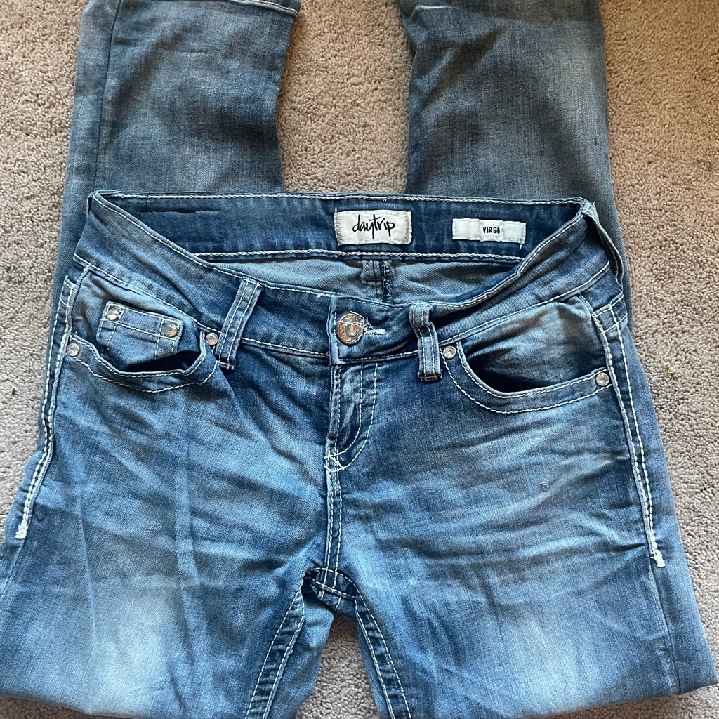 Daytrip Blue Washed Skinny Jeans